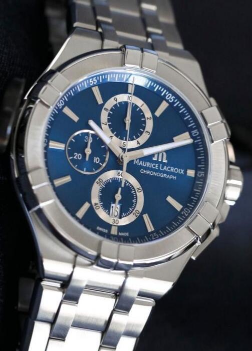 Maurice Lacroix AIKON Chronograph AI1018-SS002-430-1 Replica Watch
